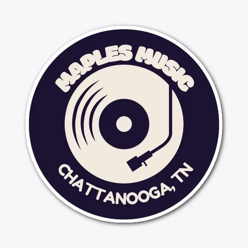 Maples Music Circle Sticker